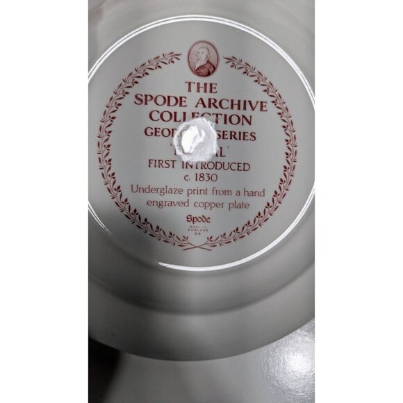 The Spode Archive Collection Georgian Series Floral Ceramic Dinner Plate - Picture 9 of 9